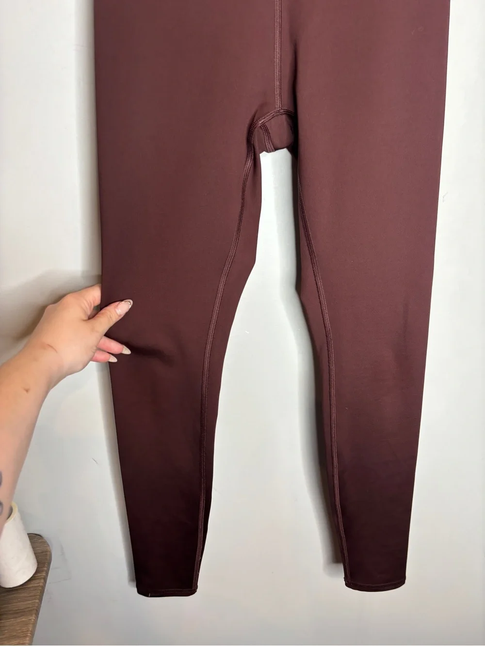 Alo Yoga High-Waist Airlift Leggings Size S Brownstone